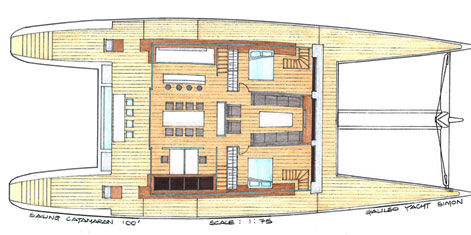 Arkona 100' Pont suprieur