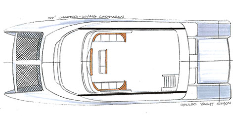 Cove Island 57' plonge